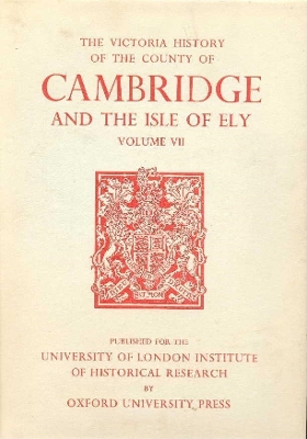 Book cover for A History of the County of Cambridge and the Isle of Ely