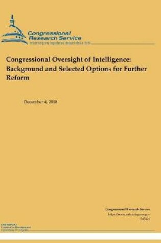 Cover of Congressional Oversight of Intelligence