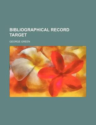 Book cover for Bibliographical Record Target