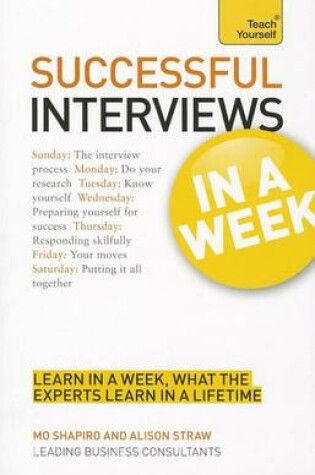 Cover of Successful Interviews in a Week: Teach Yourself