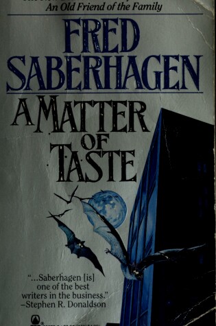 Cover of A Matter of Taste