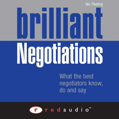 Book cover for Brilliant Negotiations Audio CD