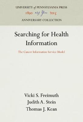 Book cover for Searching for Health Information