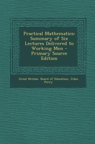 Cover of Practical Mathematics