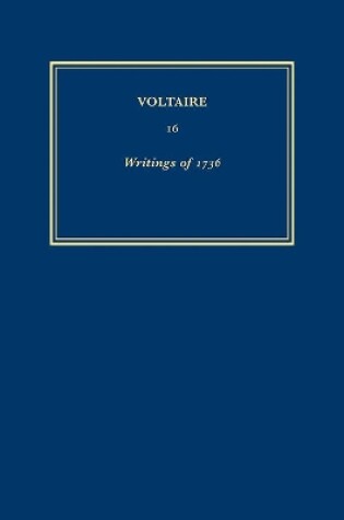 Cover of Complete Works of Voltaire 16