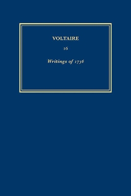 Book cover for Complete Works of Voltaire 16