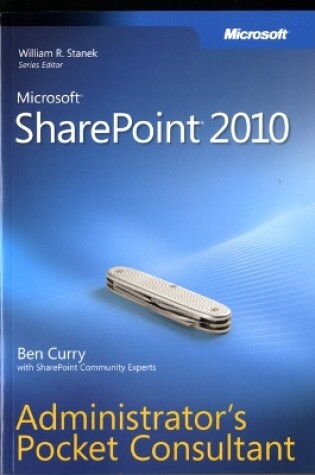 Cover of Microsoft SharePoint 2010 Administrator's Pocket Consultant