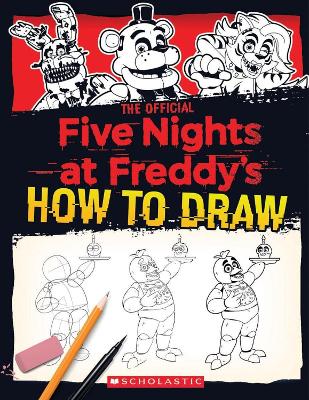 Book cover for Five Nights at Freddy's How to Draw