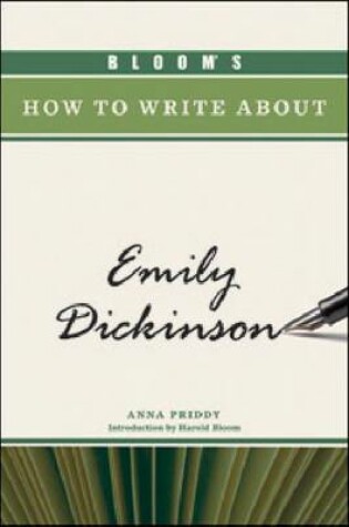 Cover of Bloom's How to Write About Emily Dickinson