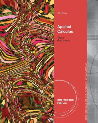 Book cover for Applied Calculus, International Edition