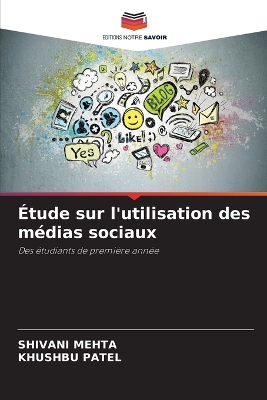 Book cover for Étude sur l'utilisation des médias sociaux