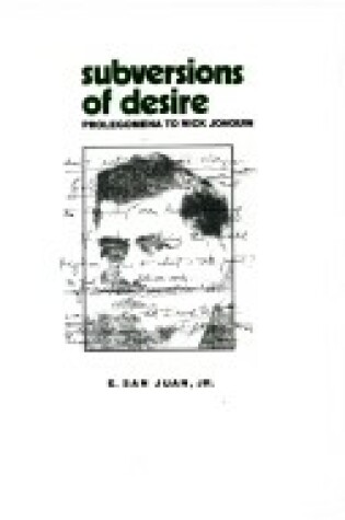 Cover of Subversions of Desire