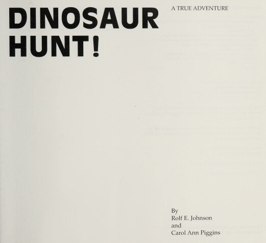 Book cover for Dinosaur Hunt!