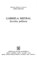 Book cover for Gabriela Mistral - Escritos Politicos