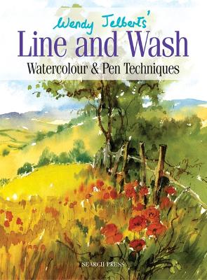 Book cover for Wendy Jelbert's Line and Wash (Re-issue)