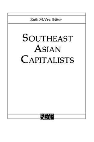 Cover of Southeast Asian Capitalists