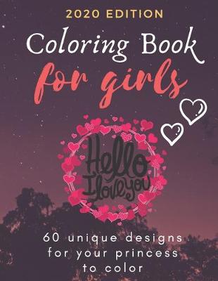 Cover of Coloring Book For Girls 2020