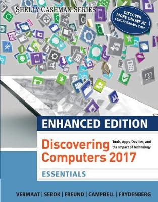 Book cover for Enhanced Discovering Computers (C)2017, Essentials, Loose-Leaf Version