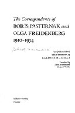 Cover of Correspondence