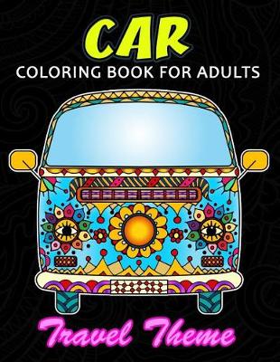 Book cover for Car Coloring Book for Adults