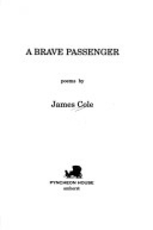 Cover of Brave Passenger