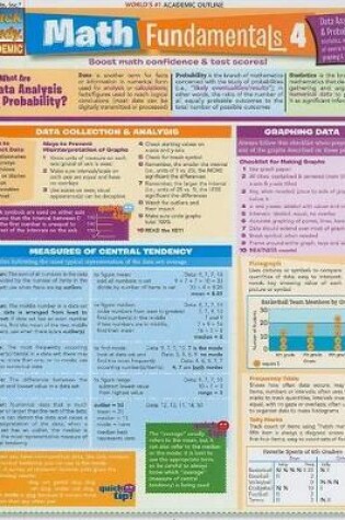 Cover of Math Fundamentals 4