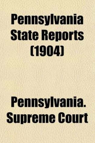 Cover of Pennsylvania State Reports (Volume 206)