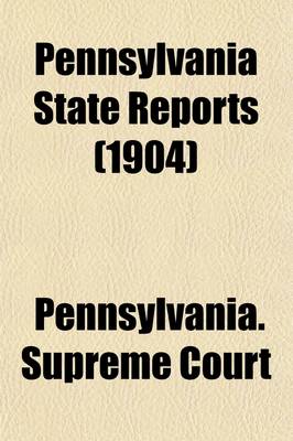 Book cover for Pennsylvania State Reports (Volume 206)