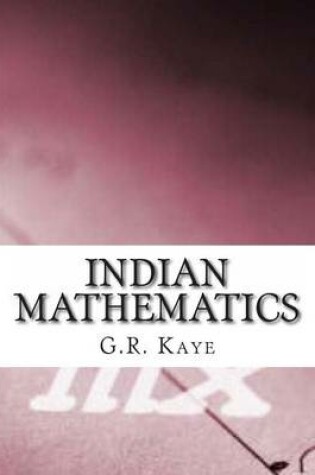 Cover of Indian Mathematics