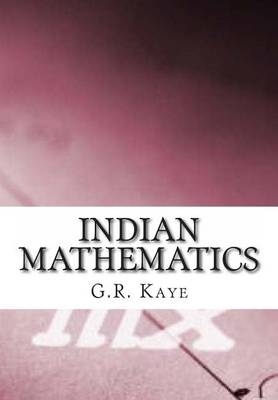 Book cover for Indian Mathematics