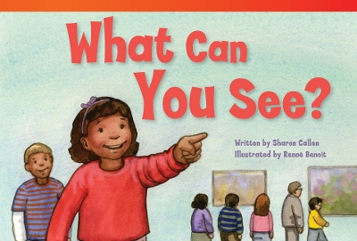 Book cover for What Can You See?