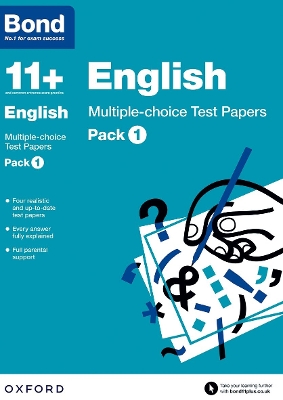 Cover of Bond 11+: English: Multiple-choice Test Papers: For 11+ GL assessment and Entrance Exams