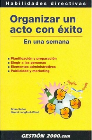 Cover of Organizar Un Acto Con Exito En Una Semana