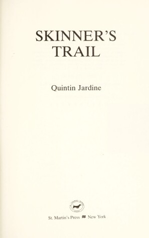 Book cover for Skinner's Trail