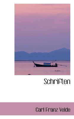 Book cover for Schriften