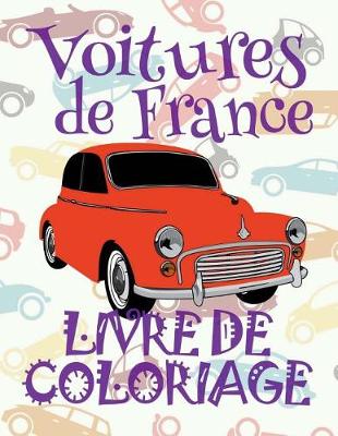 Book cover for ✌ Voitures de France ✎ Livre de Coloriage Voitures ✎ Livre de Coloriage 9 ans ✍ Livre de Coloriage enfant 9 ans