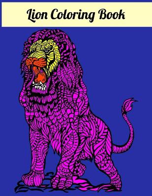 Book cover for Lion Coloring Book