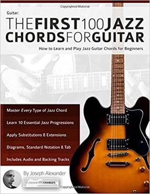 Book cover for Guitar: The First 100 Jazz Chords for Guitar