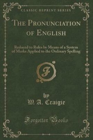 Cover of The Pronunciation of English