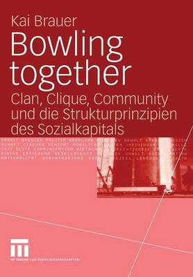 Book cover for Bowling together