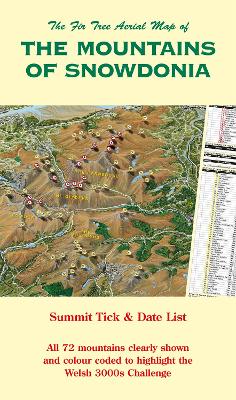 Book cover for The Fir Tree Aerial Map of The Mountains of Snowdonia