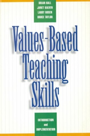 Cover of Values Based Teaching Skills