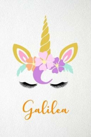 Cover of Galilea A5 Lined Notebook 110 Pages