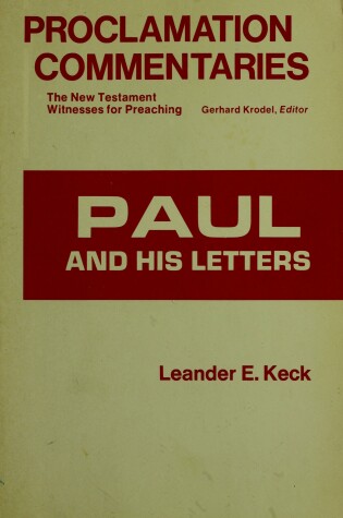 Cover of Paul and His Letters