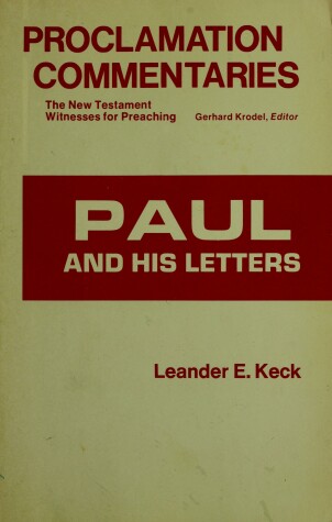 Book cover for Paul and His Letters