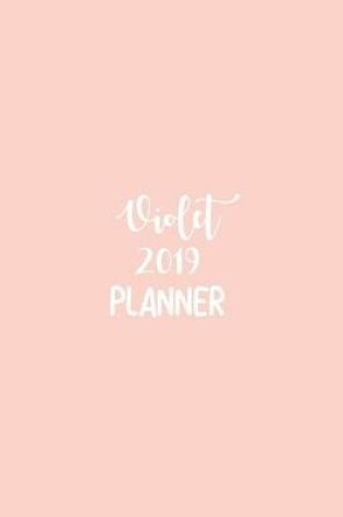 Cover of Violet 2019 Planner