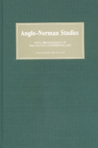 Cover of Anglo-Norman Studies XXVI