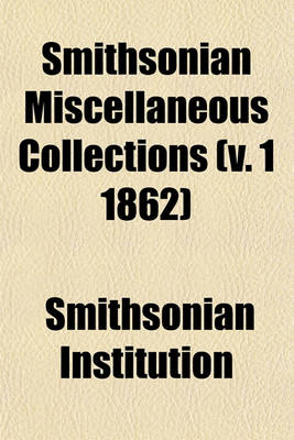 Book cover for Smithsonian Miscellaneous Collections Volume 37, Nos. 3-5