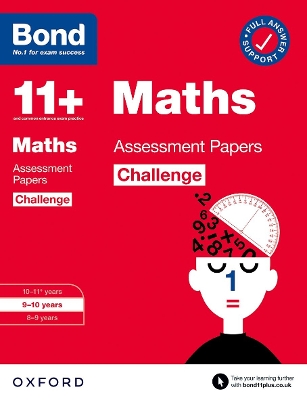 Book cover for Bond 11+: Bond 11+ Maths Challenge Assessment Papers 9-10 years