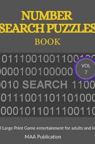 Cover of Number Search Puzzles Book vol 7